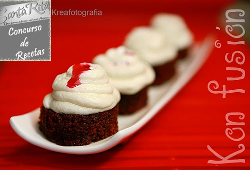 Bocadito de chocolate con mascarpone y coulis de frutos rojos, Premio Santa Rita