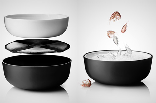 Ensaladera  para servicio de platos fríos