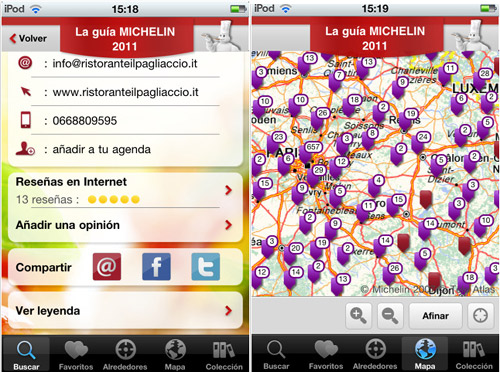 Guía Michelin Europa 2011 Guia Muchelin digital