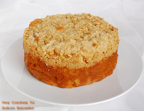 Bizcocho de manzana con streusel de avellanas Hoy Cocinas Tú