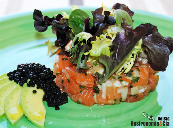 Receta de Tartar de salmón