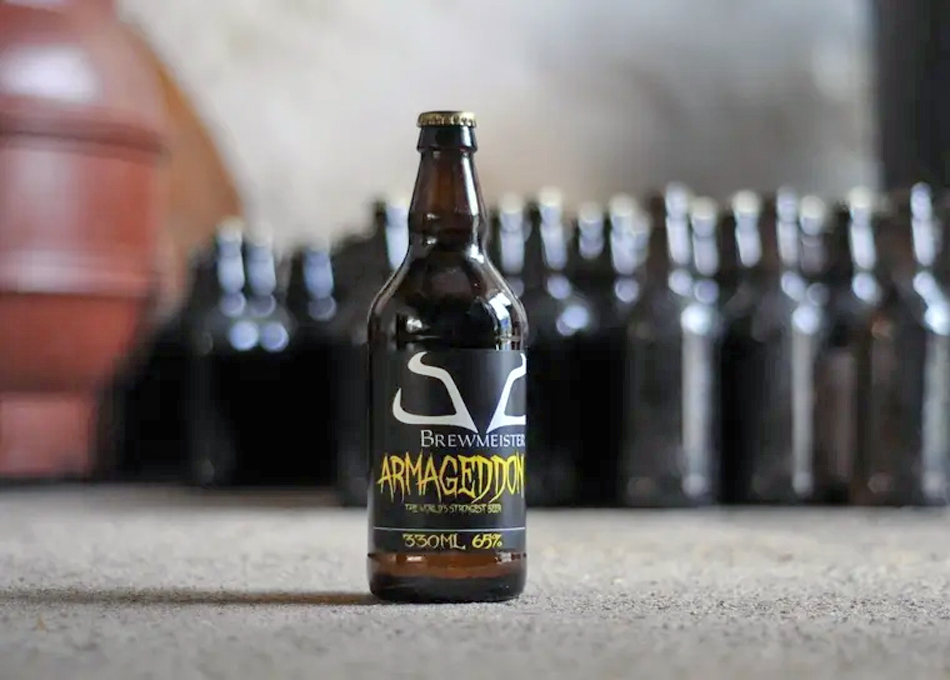 cerveza más fuerte del mundo es Armageddon