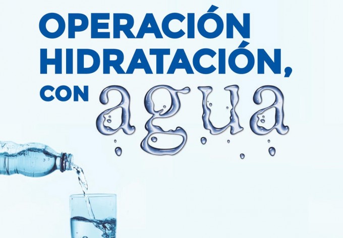 Campaña hidratación con agua