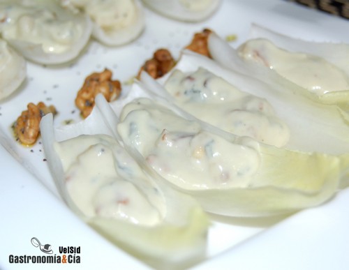 Receta de Endivias al roquefort