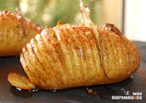 Patatas Hasselback o Hasselbackpotatis