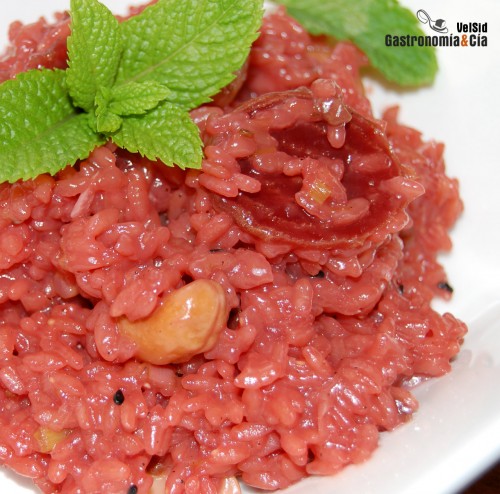 Receta de Risotto de remolacha