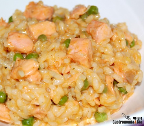 Receta de Risotto de salmón