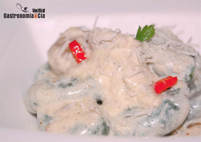 Ñoquis de espinacas