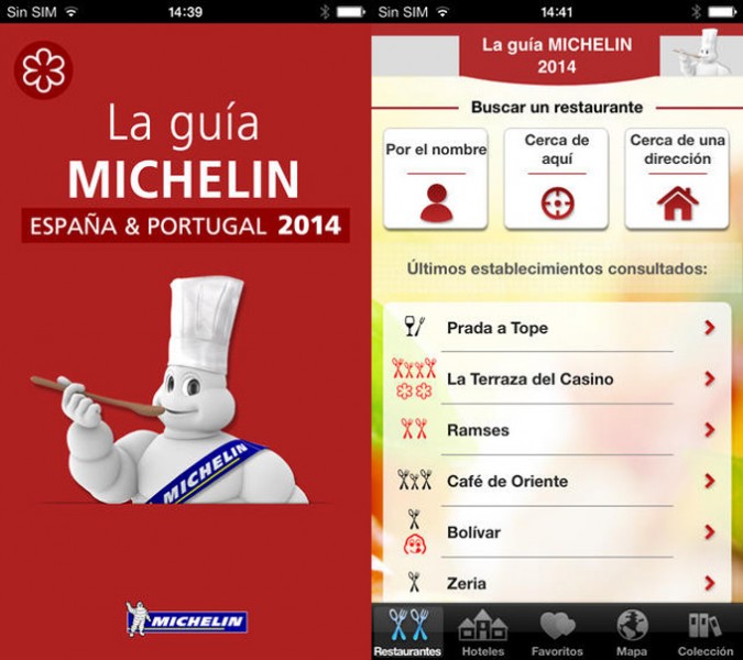 Guía Michelin iOS