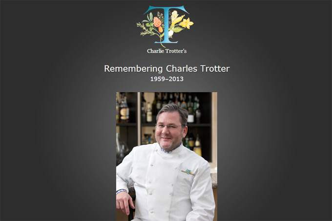 Charlie Trotter ha muerto