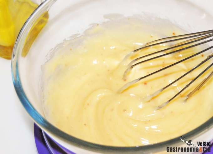 Mayonesa cortada