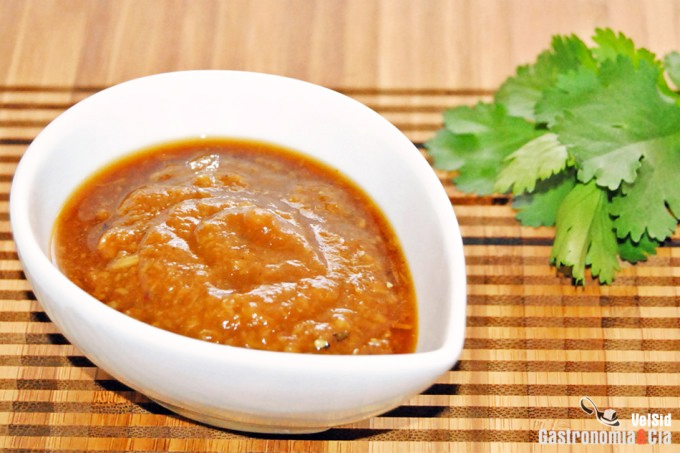 Apurar un tarro de mermelada