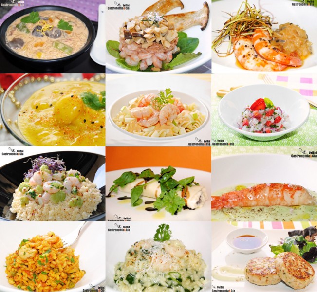 Doce recetas con gambas Recetas con gambas