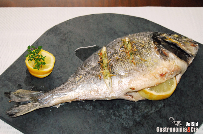 Dorada al horno