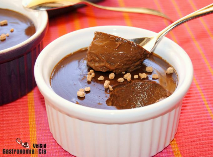 Pudin cremoso de moca