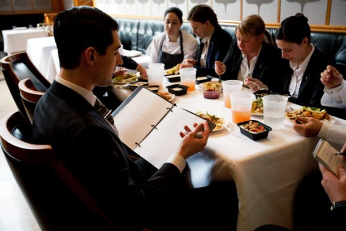 Información sobre comensales en los Restaurantes