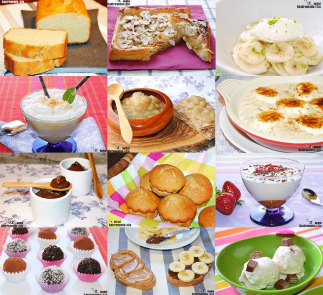 Doce recetas con plátanos de Canarias Recetas con Plátanos