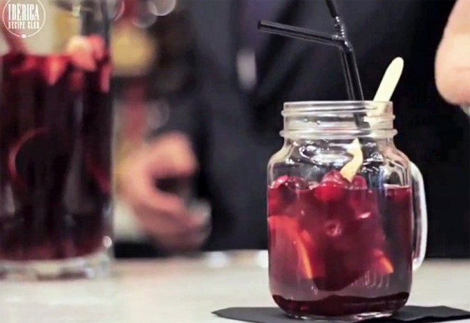 Sangría de vino y especias