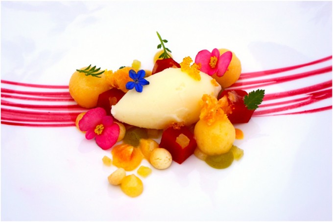 Postre de restaurante