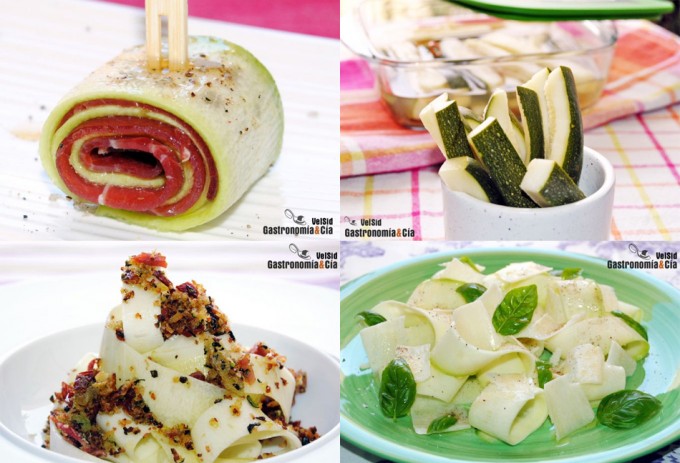 Recetas con calabacín crudo