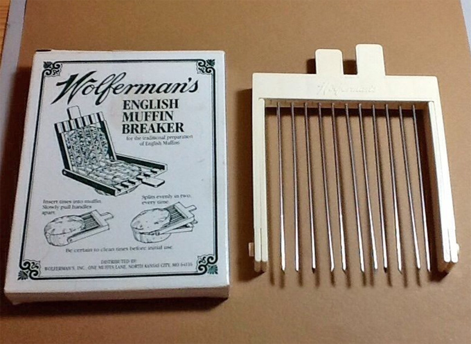 Cortar muffin inglés