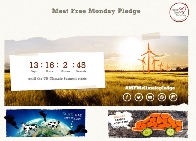 Meat Free Monday Pledge 