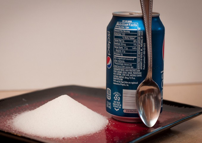 Reducir el azúcar de alimentos y bebidas
