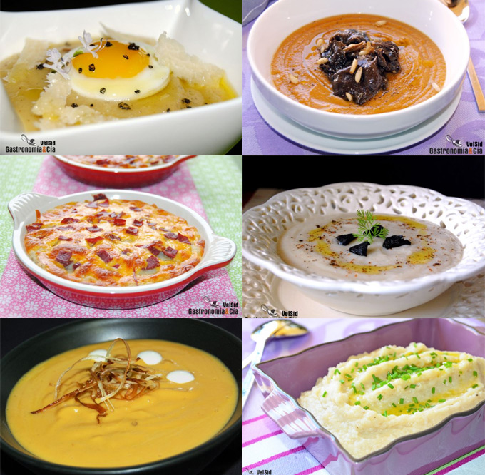 Recetas de puré de verduras, legumbres, patatas...