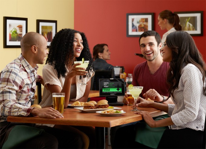 Tabletas en los restaurantes