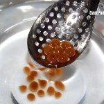 Cuchara coladora esferificación