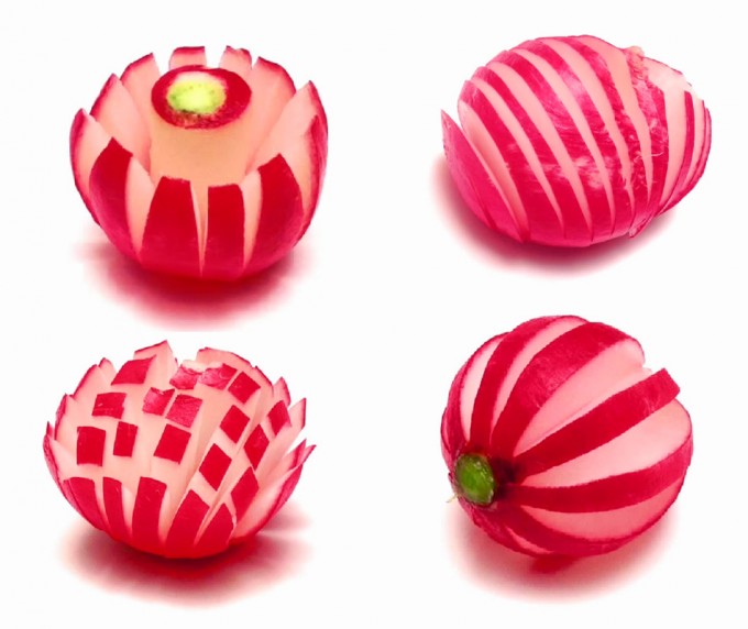 Cómo decorar con rabanitos