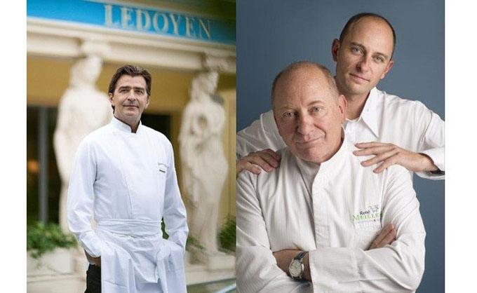 Nuevos tres estrellas Michelin en Francia Yannick Alleno, René y Maxime Meilleur