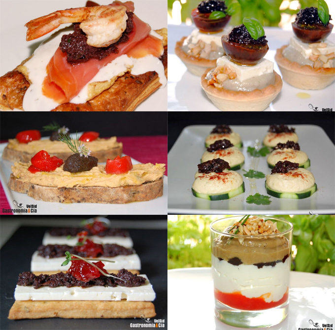 Recetas con paté de aceitunas