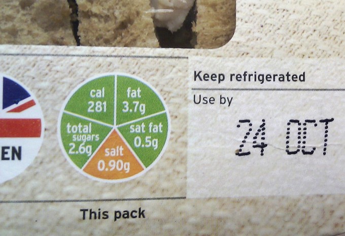 Etiquetas código de colores