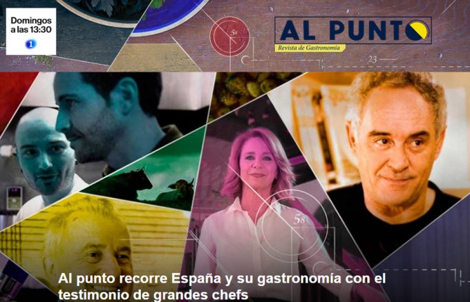 Al Punto, nuevo programa de divulgación gastronómica en La 1 Al Punto