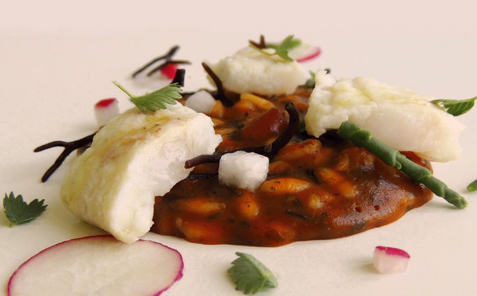 Arroz cremoso escabechado 