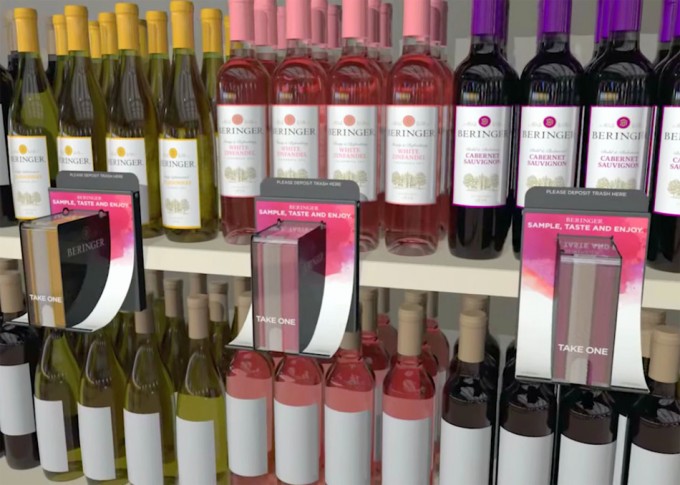 Catar vinos con tiras solubles