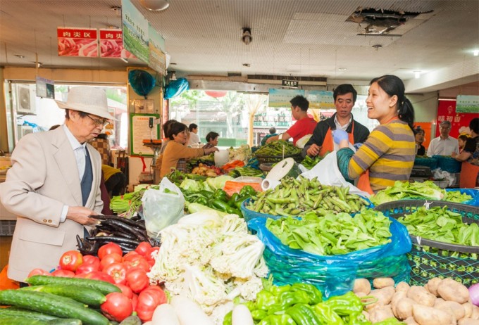 Mercado de alimentos ecológicos  en China