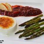 Queso de cabra con chutney de fresas