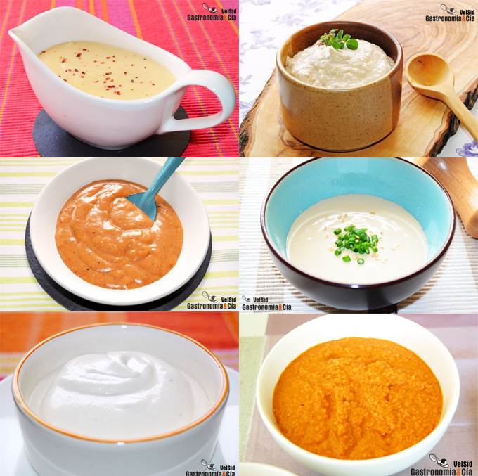 Salsas sin huevo