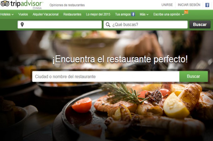 Buscar restaurante con TripAdvisor