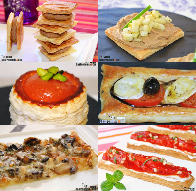 Doce aperitivos con hojaldre Recetas