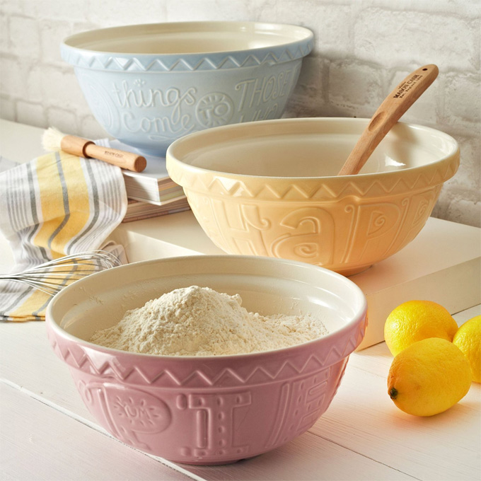 Tazones de cerámica 