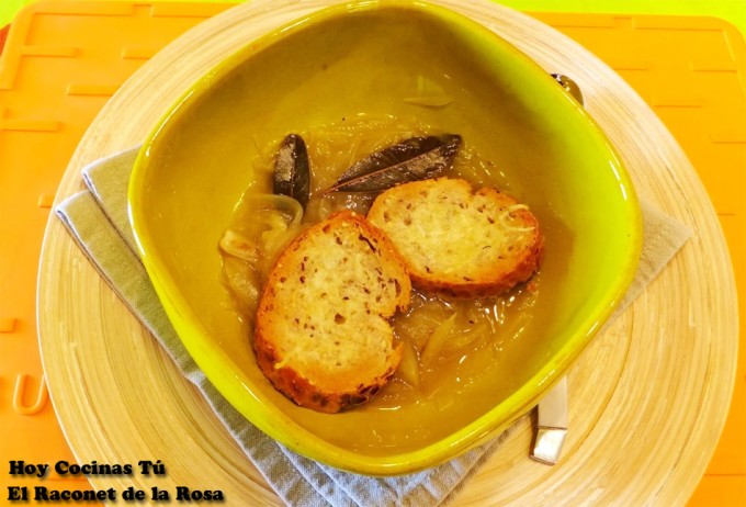 Hoy Cocinas Tú: Sopa de cebolla al Oporto