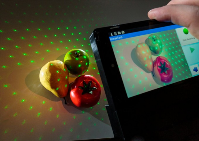 conocer las calorías de la comida con la ayuda de la tecnología láser