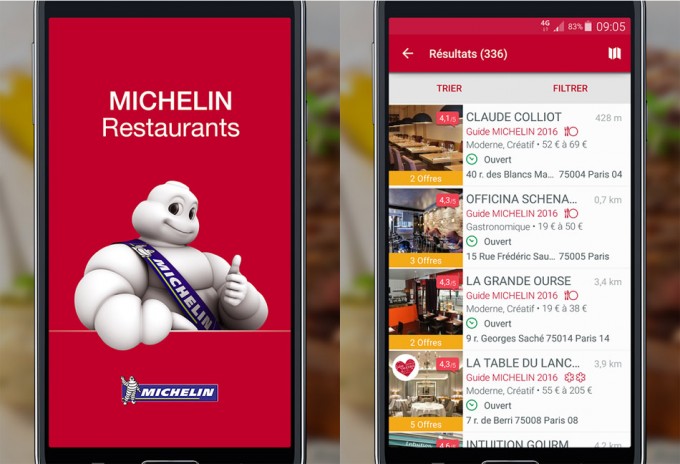 Guía Michelin digital de Francia