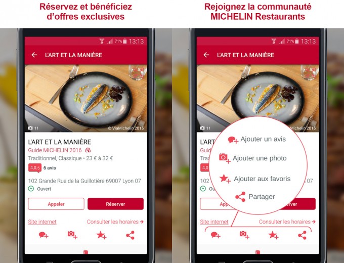 Aplicaciones Michelin