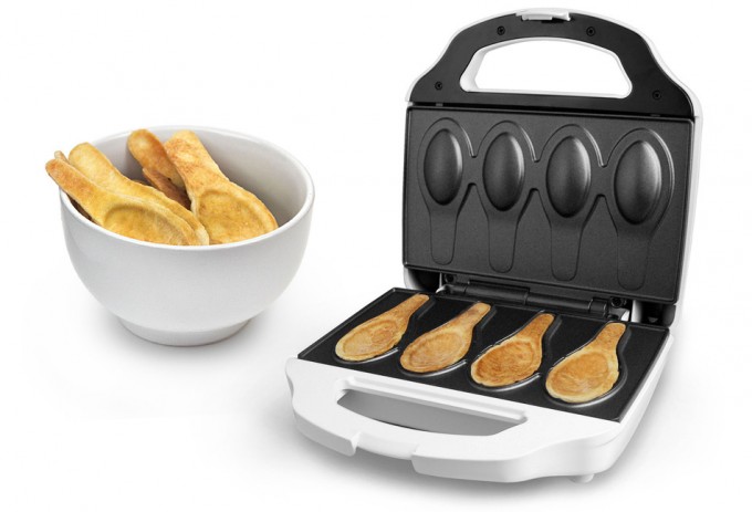 Sandwichera para hacer cucharas comestibles Fabricante de cucharas comestibles