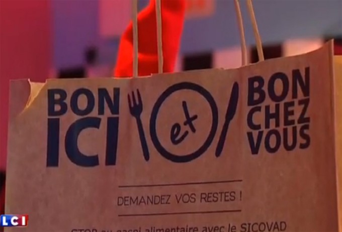 Bolsa para llevarse las sobras Desperdicio alimentario