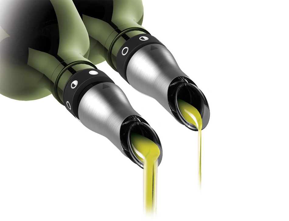 Tapón vertedor ajustable para aceite de oliva